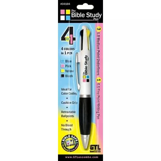 Pen-4 In1 Bible Study Pen