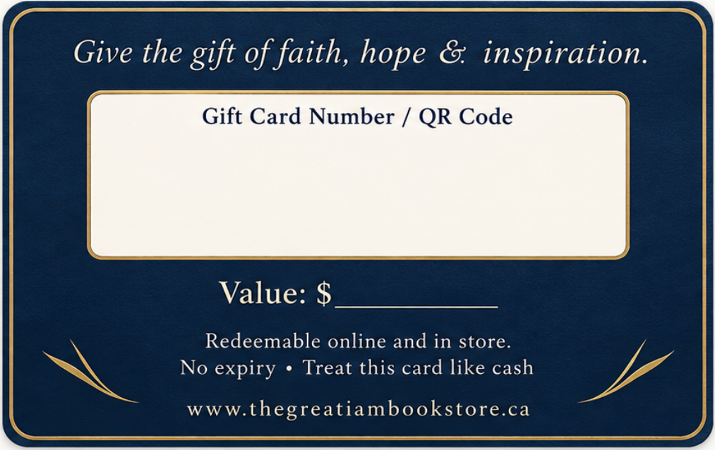 The Great I AM Bookstore & Resource Center Gift Card