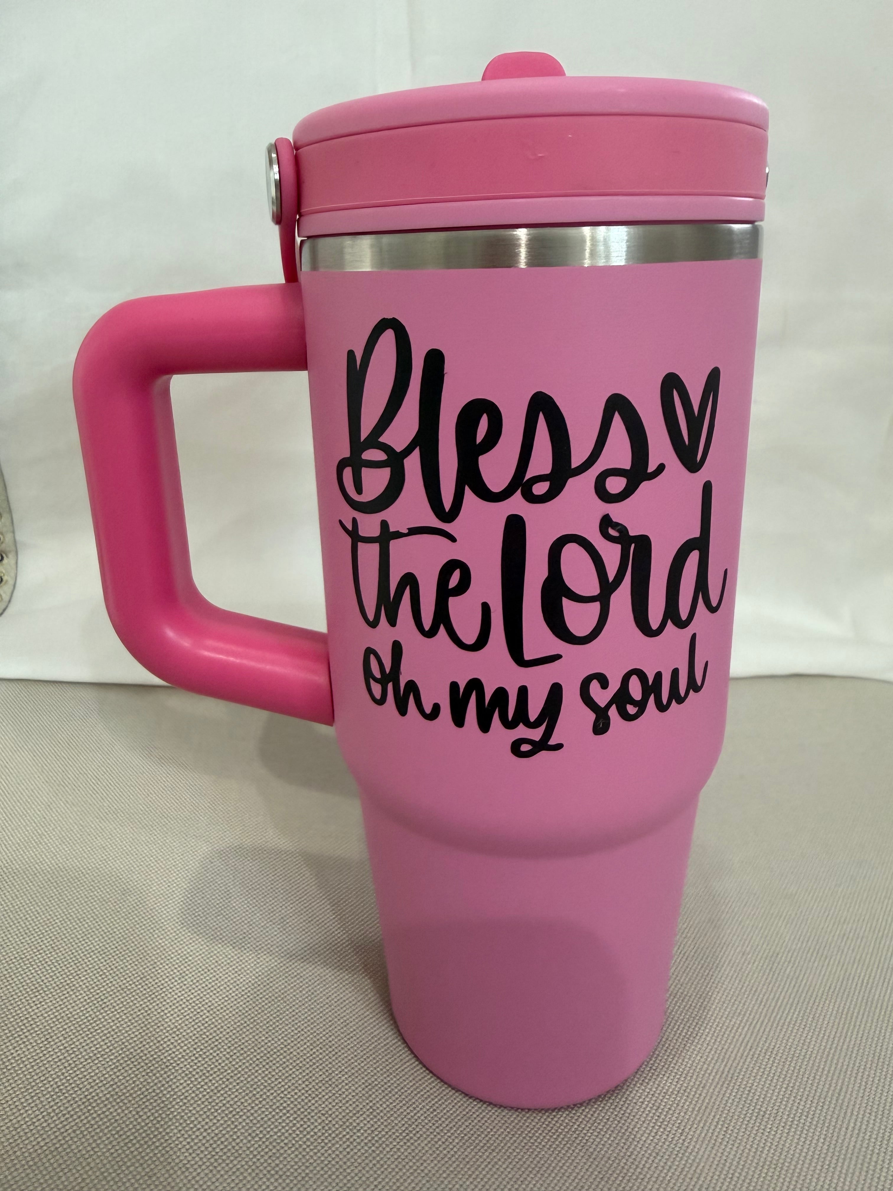 Inspirational Tumbler with Handle