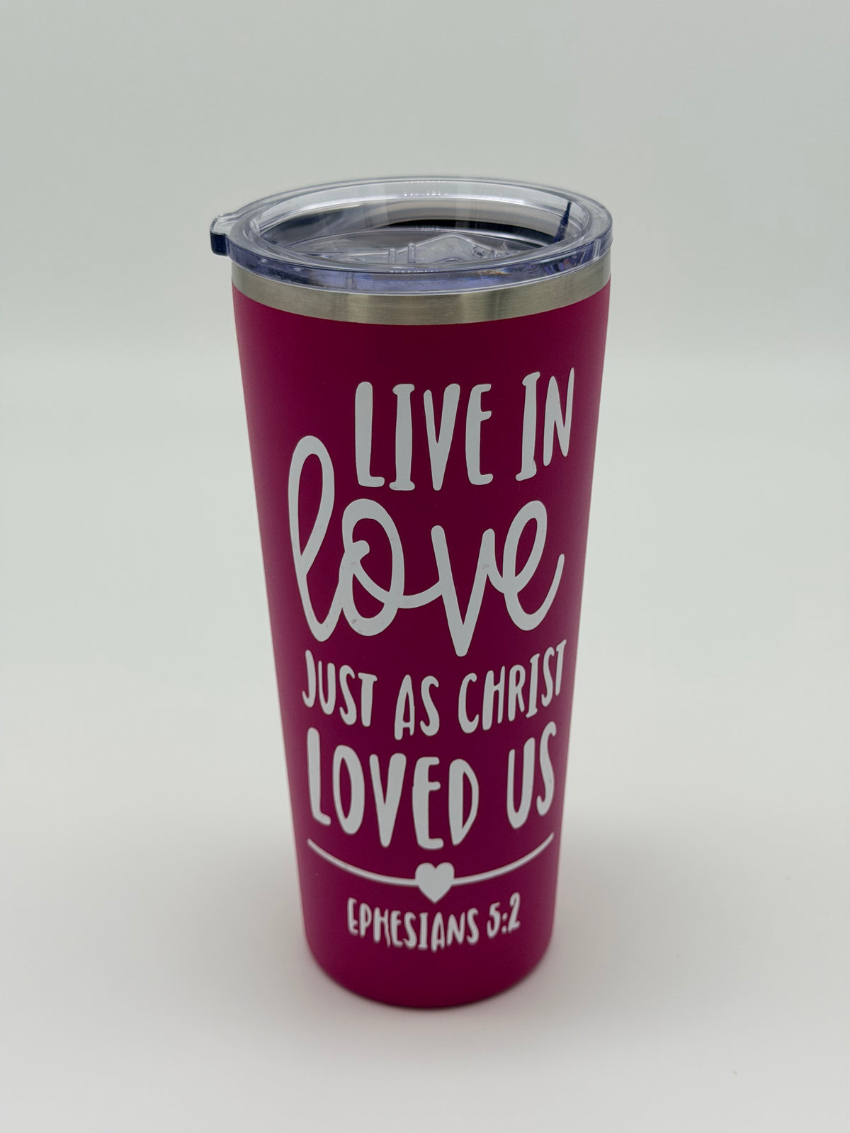 Live in Love – Ephesians 5:2 Red Tumbler