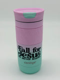 Fall for Jesus – Pink & Teal Tumbler