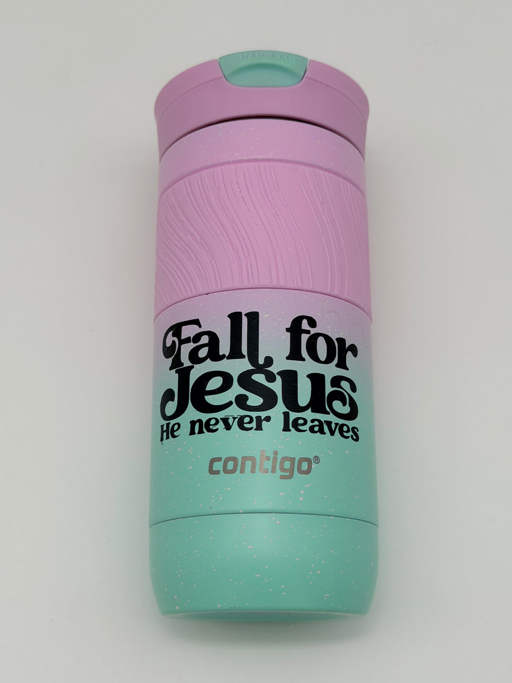 Fall for Jesus – Pink & Teal Tumbler